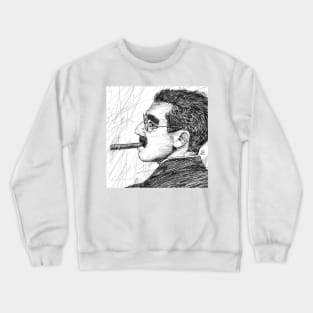 GROUCHO MARX ink portrait .1 Crewneck Sweatshirt